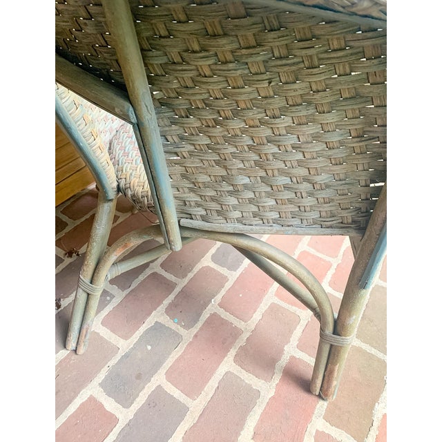 Antique Wicker and Rattan Possibly Victorian Chairs- Pair For Sale - Image 10 of 17