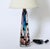 Mid 20th Century Fulvio Bianconi Style Murano Blue Art Glass Table Lamp For Sale - Image 6 of 12
