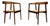 Pair of Brazilian Modern Armchairs in Rosewood and Cane, Joaquim Tenreiro, 1950s For Sale