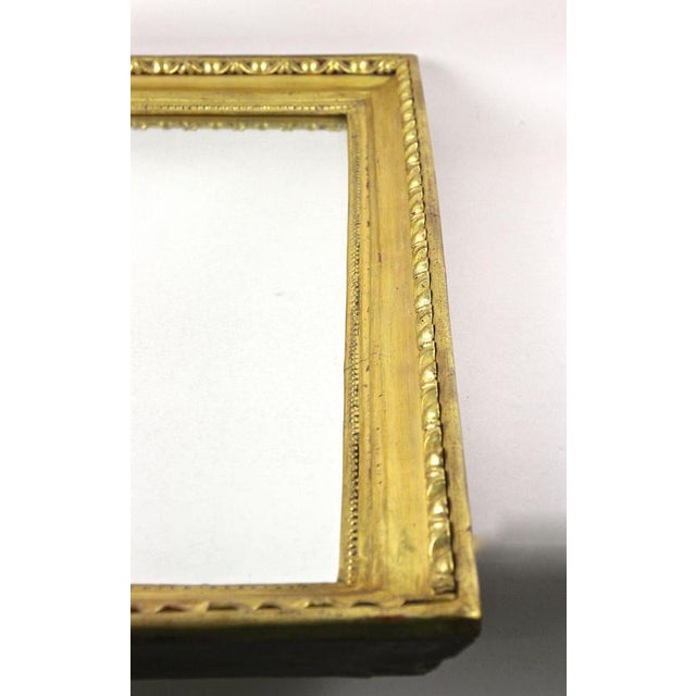 Biedermeier Gilt Wall Mirror with Bulls Eye Bars, Austria, 1830s For Sale - Image 11 of 18