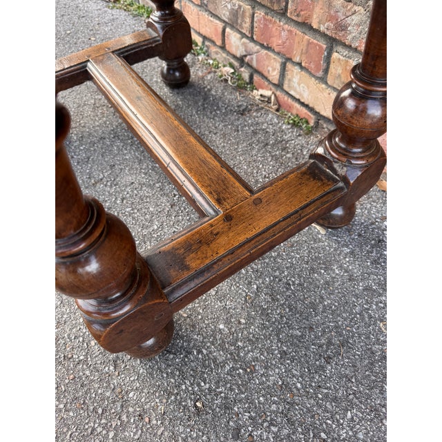 Wood Early 19th Century Italian Baroque Side Table For Sale - Image 7 of 12