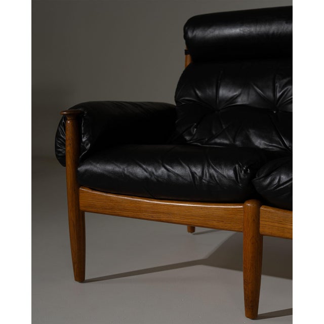 Wood Amiral Three-Seat Sofa by Eric Merthen, Sweden 1960 For Sale - Image 7 of 17