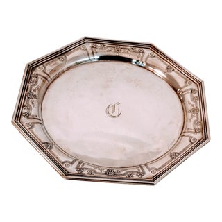 Vintage Sterling Dominick and Haff Silver Tray Platter For Sale