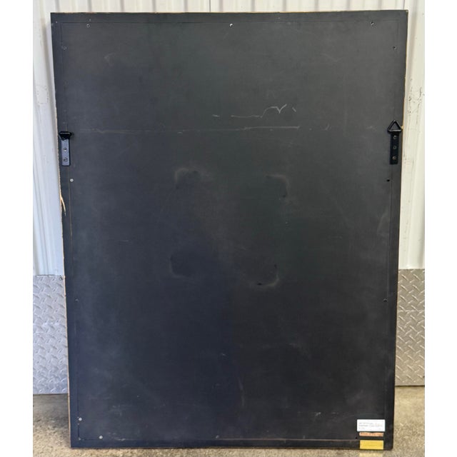 Wood John Richards Églomisé Antiqued Giltwood Mirror For Sale - Image 7 of 8