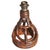 This lamp, crafted in France in the 1960s, is made of glazed terracotta in warm brown tones. Its sculptural structure is...