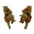 Mid 20th Century Vintage Chinese Carved Jade Kilim Statues - a Pair For Sale - Image 5 of 9
