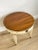 Mid-Century Modern Mid Century Louis XVI Style Round Drum Side Table For Sale - Image 3 of 13