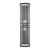 Neptune Glassworks Tower Sconces in Polished Nickel For Sale