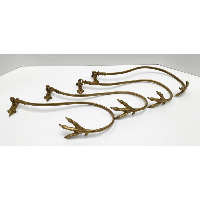 Brass Curtain Tiebacks Set of 4 Chairish