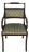 Upholstered Mahogany Dining Armchairs, Set of 2 For Sale