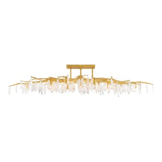 Currey & Company Forest Light Semi-Flush For Sale