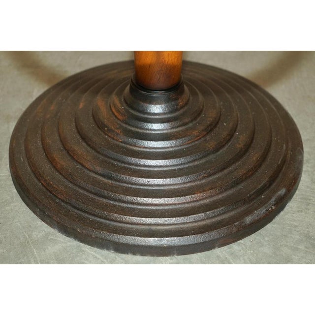 Antique Art Deco High Bar Table & Stools, Set of 3 For Sale - Image 6 of 18