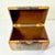 1980s Vintage Americana Boho Chic Wood and Faux Alligator Leather Box, After Ralph Lauren For Sale - Image 15 of 16