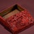 Paint Vintage Chinese Cinnabar Lacquer Rectangular Lidded Box With Figural Carving For Sale - Image 7 of 9