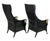 Mid-Century Leather Armchairs by Giorgetti, Set of 2 For Sale - Image 6 of 13