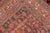 Antique Kurdish Rug With Navy Blue Field, Red Tribal Motifs and Ivory Border 4'9 X 6'5 For Sale - Image 10 of 10