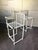 Modernist Italian White Steel Wire Counter Stools, 1970s, Set of 3 For Sale - Image 4 of 13