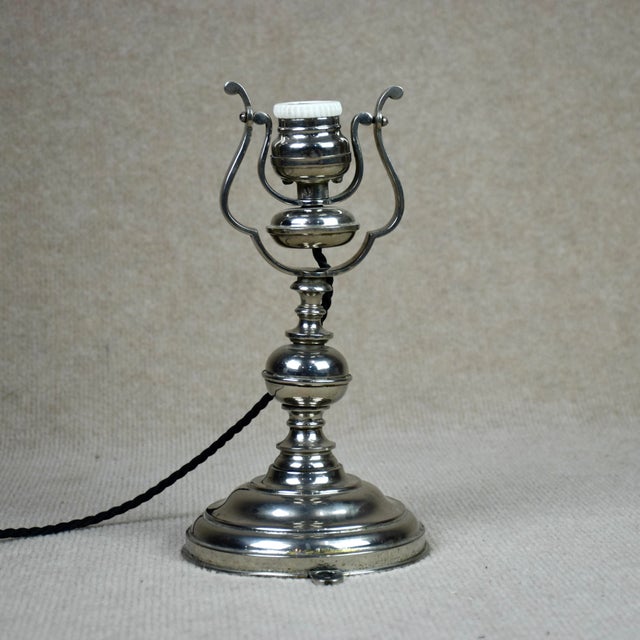 Very early and rare table- wallamp for electrical bulbs. European Plug (up to 250V).The wiring of this item may be...