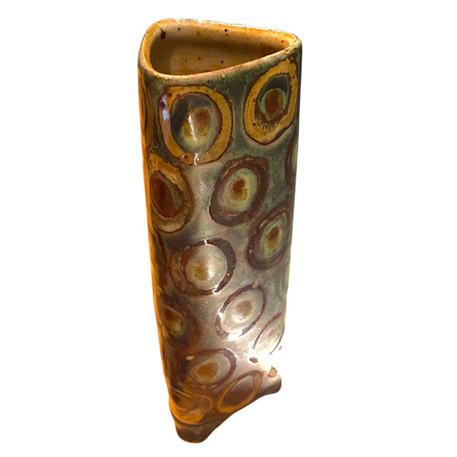 Peter Karner Studio Pottery Vase, One-of-a-Kind Reduction-Fired Denver, Colorado For Sale - Image 12 of 14