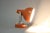 1960s Vintage Orange Table or Wall Lamp, Czechoslovakia, 1960s For Sale - Image 5 of 8