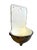 Metal Antique French Enamel and Cast Iron Lavabo Wall Sink Planter For Sale - Image 7 of 8