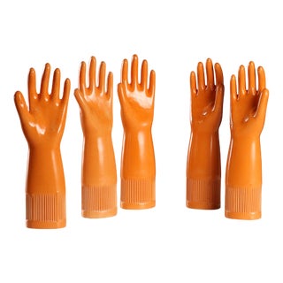 Pirelli Porcelain Lungavilla Glove Molds, Set of 5 For Sale
