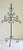 Spanish Monumental 13-Light Mexican Hand-Forged Wrought Iron Floor Candelabra – Spanish Colonial Hacienda Style, 65” Tall For Sale - Image 3 of 18