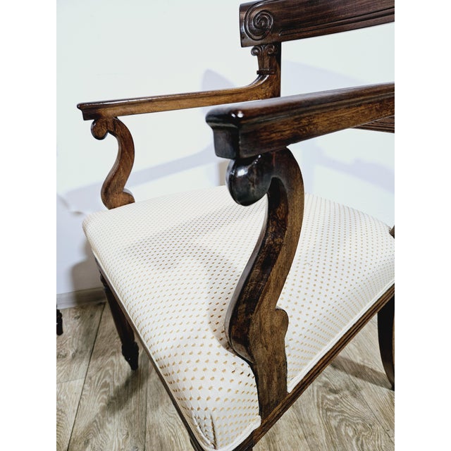 Biedermeier Study Armchairs, 19th Century, Set of 2 For Sale - Image 18 of 18