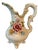 Rococo Vintage Capodimonte Floral Ewer Pitcher, Made in Italy, Gilt & Applied Flowers For Sale - Image 3 of 5