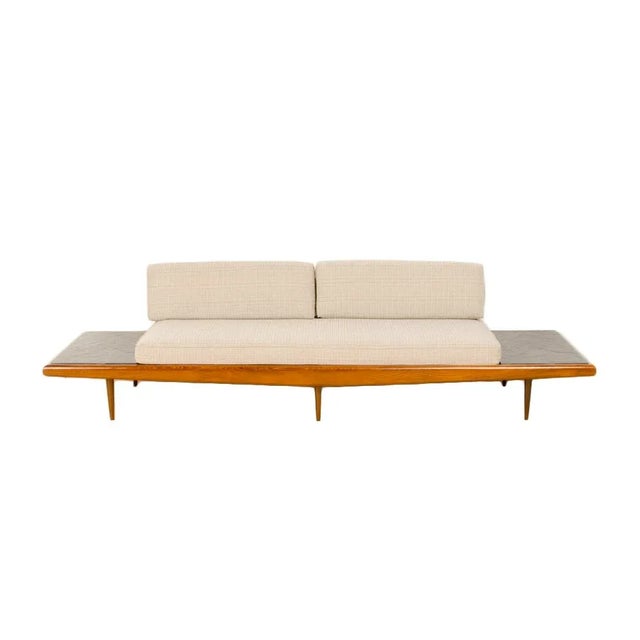 Mid-Century Modern Walnut Sofa C 1950s For Sale - Image 13 of 13