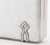 Judith Leiber Judith Leiber Silver-Tone Metallic Leather Clutch For Sale - Image 4 of 10