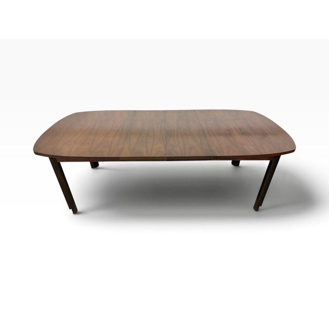 Wood Mid-Century Modern Brutalist Walnut Dining Table For Sale - Image 7 of 10