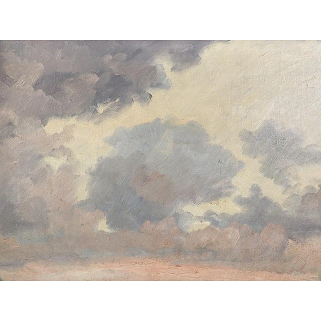 1940s Vittorio Buora, Country Landscape, 1947, Oil Painting on Canvas, Framed For Sale - Image 5 of 18