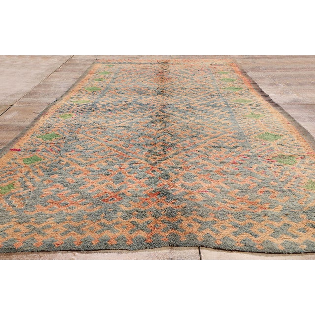 Vintage Talsint Moroccan Rug, 05'08 X 11'02 For Sale - Image 9 of 10