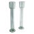 Vintage Mid-Century English Decorative Blown Art Glass Vases/Votive Candle Holders- a Pair For Sale