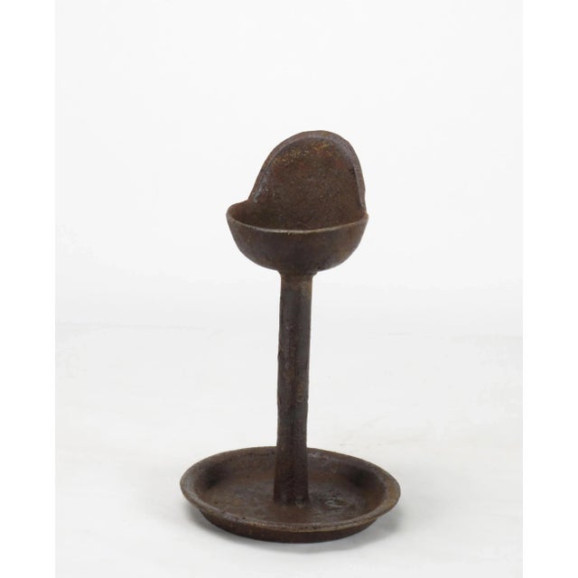 This vintage oil burner from around 1956 is made iron. This type of oil burner was used in temples. It will be great...