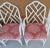 White McGuire Chippendale Style Coastal Mid-Century Modern Bamboo Rattan White Dining Armchairs - Set of 4 For Sale - Image 8 of 11