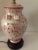 Vintage Mid 20th Century Italian Glazed Ceramic Pink Floral Table Lamp For Sale In Denver - Image 6 of 13