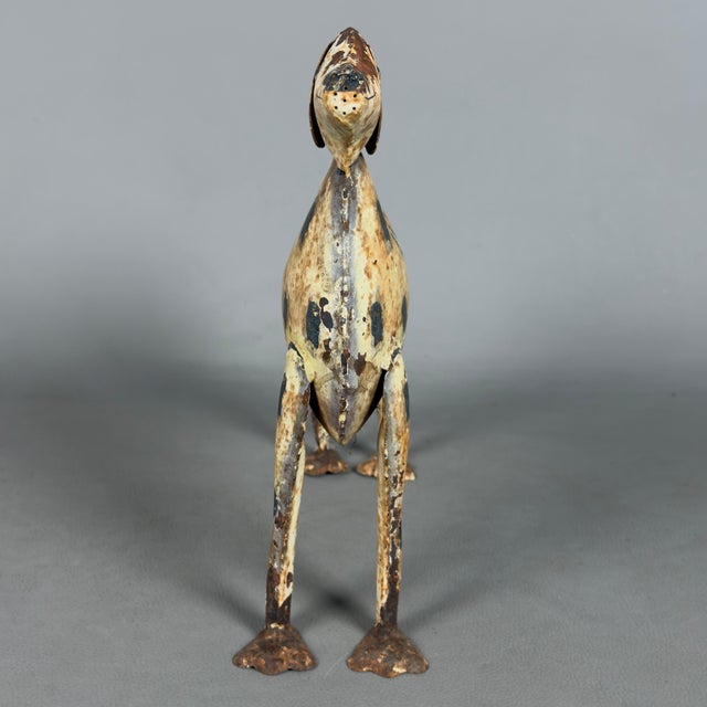 Mid 20th Century Artigianale, Watering Can Dog Sculpture, 1950s, Iron For Sale - Image 5 of 11