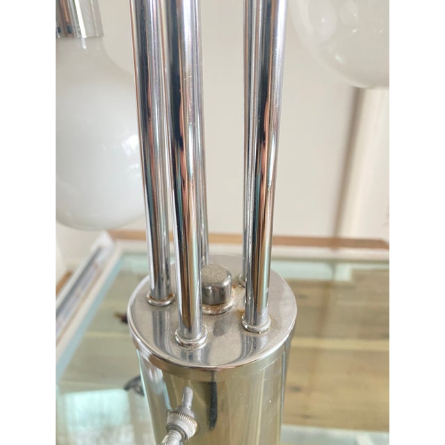 Metal Sonneman Style Cascading Waterfall Table Lamp For Sale - Image 7 of 9