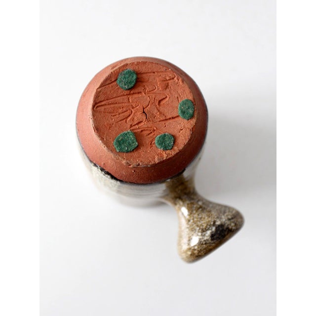 Vintage Handmade Studio Pottery Mug For Sale - Image 10 of 11