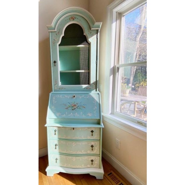 Light Blue Secretary Desk by John Widdicomb For Sale - Image 12 of 12