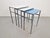 1960s Vintage Mimi Nesting Tables in Metal and Teak by Formica, 1960s, Set of 3 For Sale - Image 5 of 11