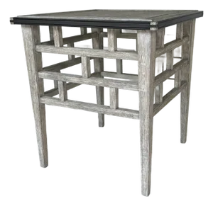 Jonathan Charles Organic Modern Gray Wood Marshfield End Table