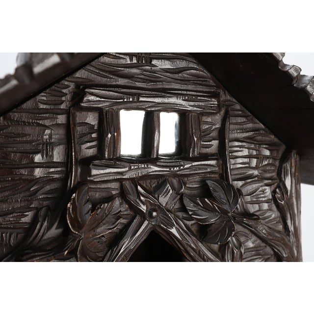 Black Forest Style Carved Oak Dog Kennel, 1850 For Sale - Image 9 of 11
