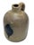 Excellent Small 1 Gallon Antique American Blue Decorated Stoneware Spirts Jug by N. A. White & Son in Utica N. Y. 1870s For Sale - Image 11 of 18