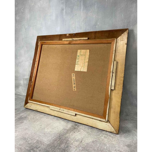 1950s Surreal Composition, 1950s, Oil on Canvas, Framed For Sale - Image 5 of 6