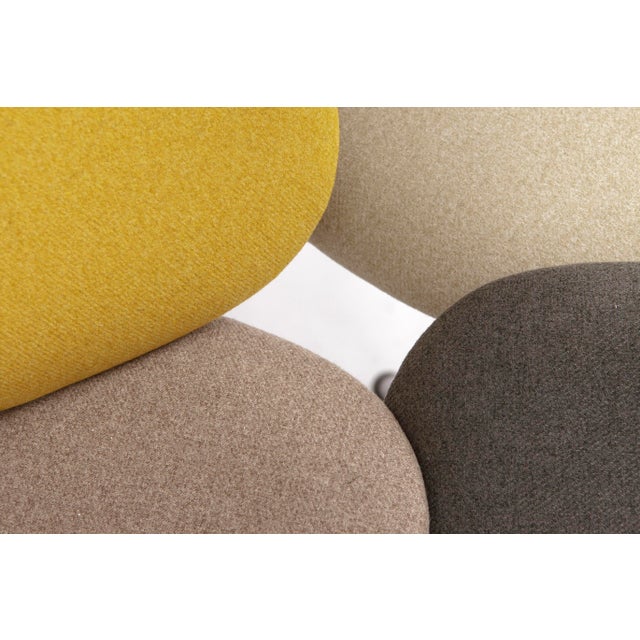 1950s Vintage German Armchairs in Metal Frame with Wood Arms, 1950s, Set of 4 For Sale - Image 5 of 10