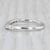 2010s 0.32ctw Diamond Wedding Band 14k White Gold Size 7.5 Stackable Anniversary Ring For Sale - Image 5 of 9