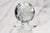 Dazzling Large Heavy Antique Cut Crystal Decanter Faceted Sphere Stopper Starburst Barware Luxury Home Decor For Sale - Image 4 of 14